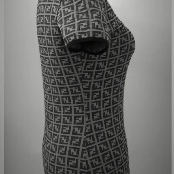 Fendi Zucca Black/Gray Shirt - Picture 3 of 12